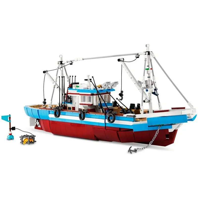 new1609PCS MOC910010-1 Great Fishing Boat Creative Building Blocks Stress relief toys Birthday Gift
new1609PCS MOC910010-1 Great Fishing Boat Creative Building Blocks Stress relief toys Birthday Gift