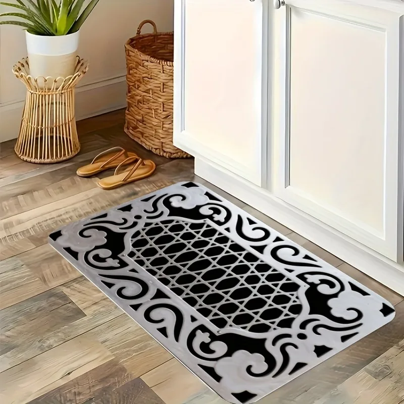 1PC Blackwork Pattern Kitchen Rug Non-Slip Door Mat Pop design Bathroom Rug Bath Mat Carpet for Home Sink Laundry Decoreeree
1PC Blackwork Pattern Kitchen Rug Non-Slip Door Mat Pop design Bathroom Rug Bath Mat Carpet for Home Sink Laundry Decoreeree