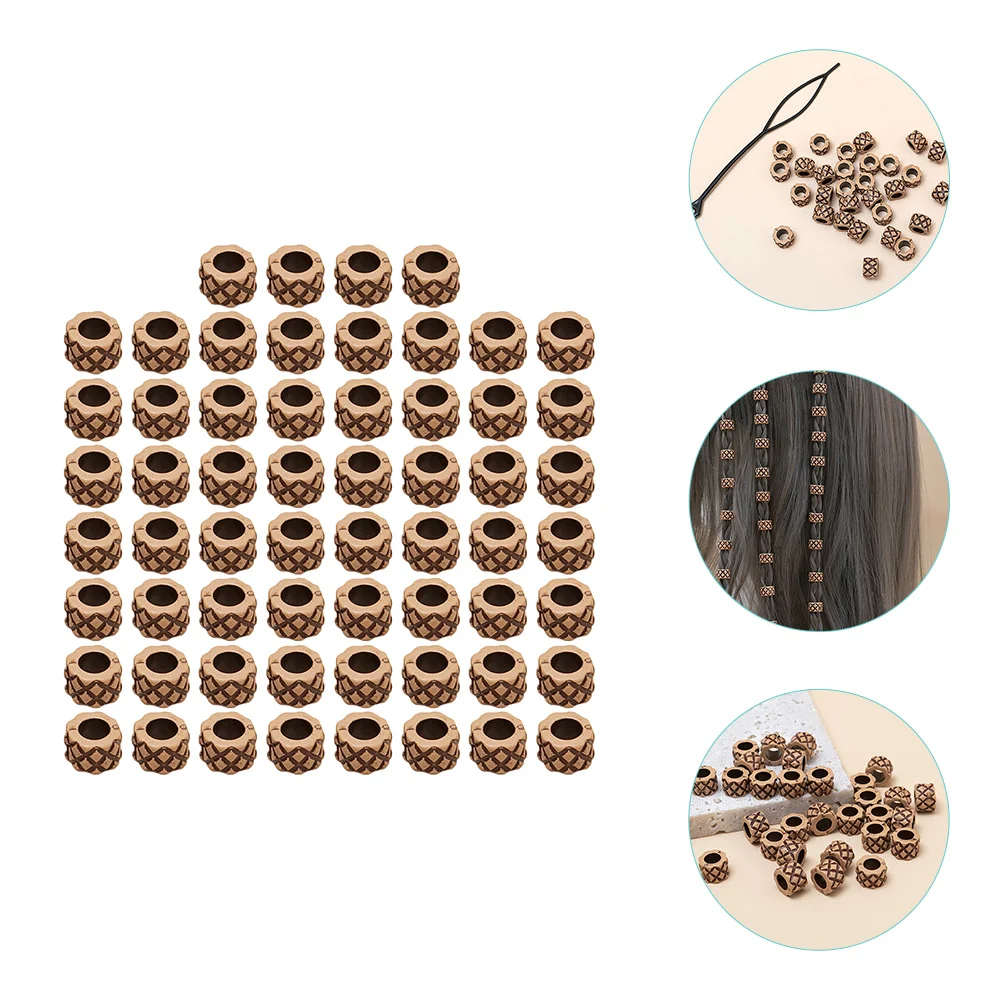 60 Pcs Beaded Dreadlocks Jewelry Hair Toppers Wooden Beads Charms Braiding Plastic Women's for
60 Pcs Beaded Dreadlocks Jewelry Hair Toppers Wooden Beads Charms Braiding Plastic Women's for