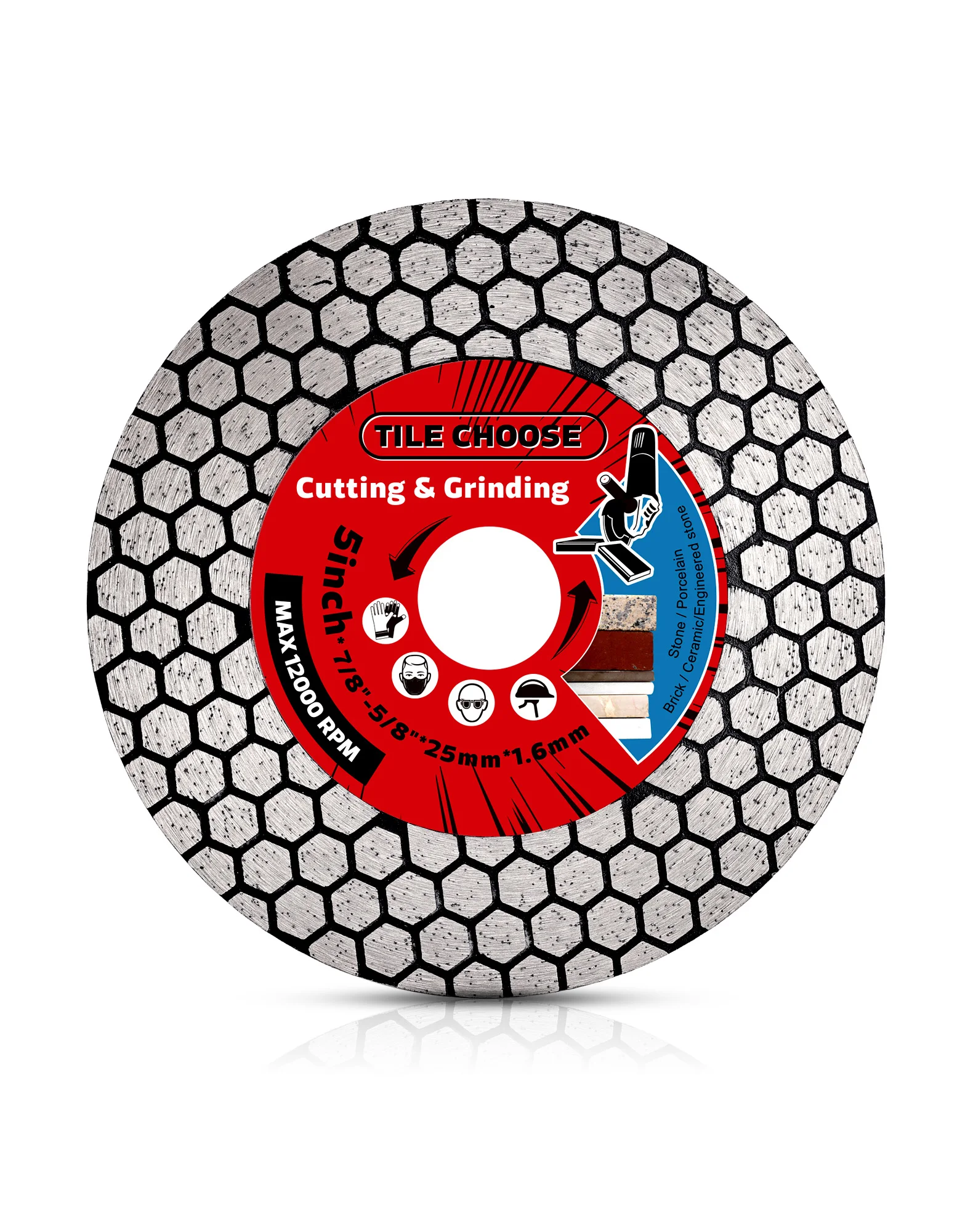 2Pcs/Lot 125mm Super Tile Diamond Blade Porcelain Blade Cutting And Grinding Granite Porcelain Ceramic
2Pcs/Lot 125mm Super Tile Diamond Blade Porcelain Blade Cutting And Grinding Granite Porcelain Ceramic