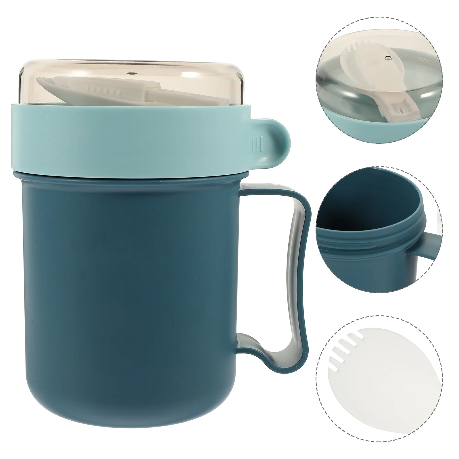 Bundle Cereal Cup Portable Breakfast Cold Brew Handheld Yogurt Food Blue Students Oatmeal Anti-leak Soup
Bundle Cereal Cup Portable Breakfast Cold Brew Handheld Yogurt Food Blue Students Oatmeal Anti-leak Soup