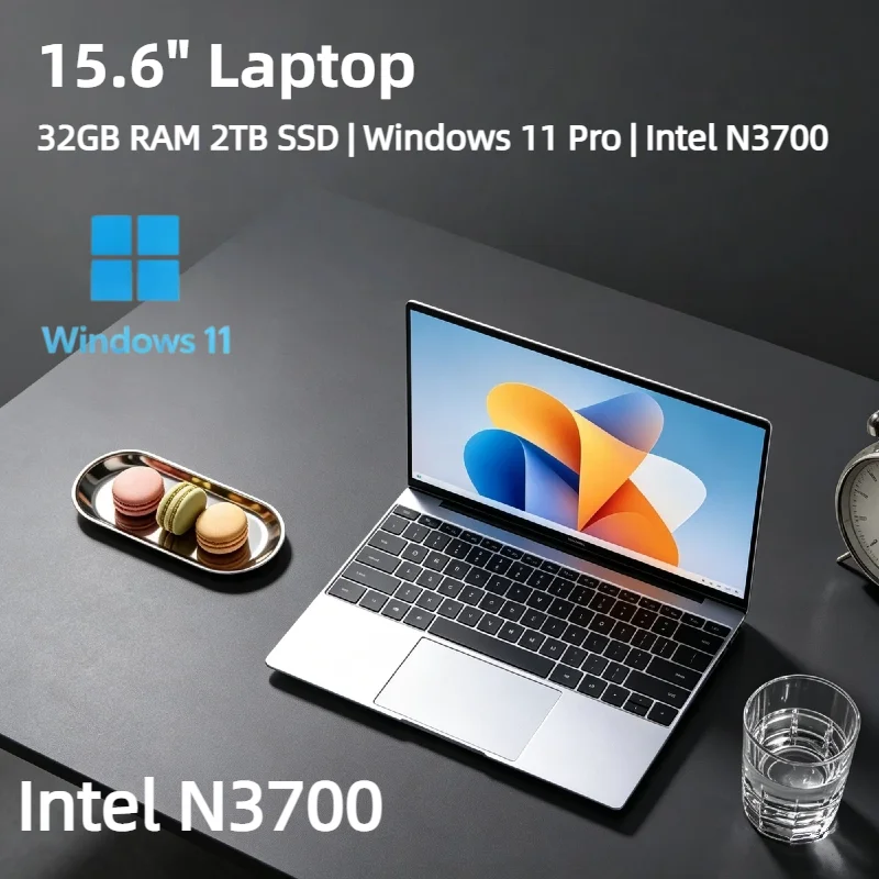 NEW Intel N3700 15.6 Inch Ultra Slim Laptop 16GB RAM 2TB SSD Windows 11 Gamer Notebook 1920x1080 Office Study PC Max
NEW Intel N3700 15.6 Inch Ultra Slim Laptop 16GB RAM 2TB SSD Windows 11 Gamer Notebook 1920x1080 Office Study PC Max