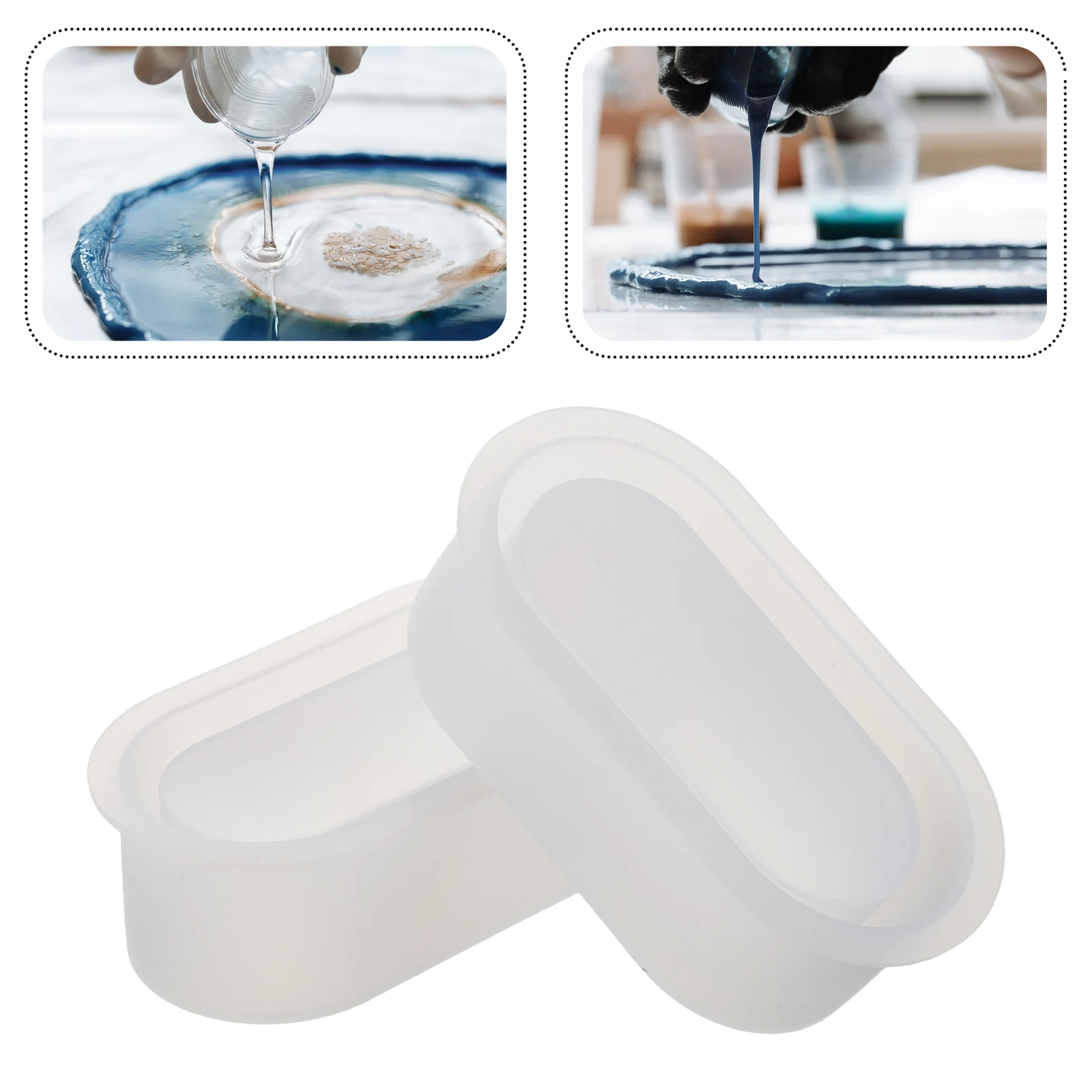 2pcs Silicone Planter Molds: Oval Shape Resin Casting Mold For Diy Cement Succulent Pots Home Garden Decor Craft Jewelry Making
2pcs Silicone Planter Molds: Oval Shape Resin Casting Mold For Diy Cement Succulent Pots Home Garden Decor Craft Jewelry Making