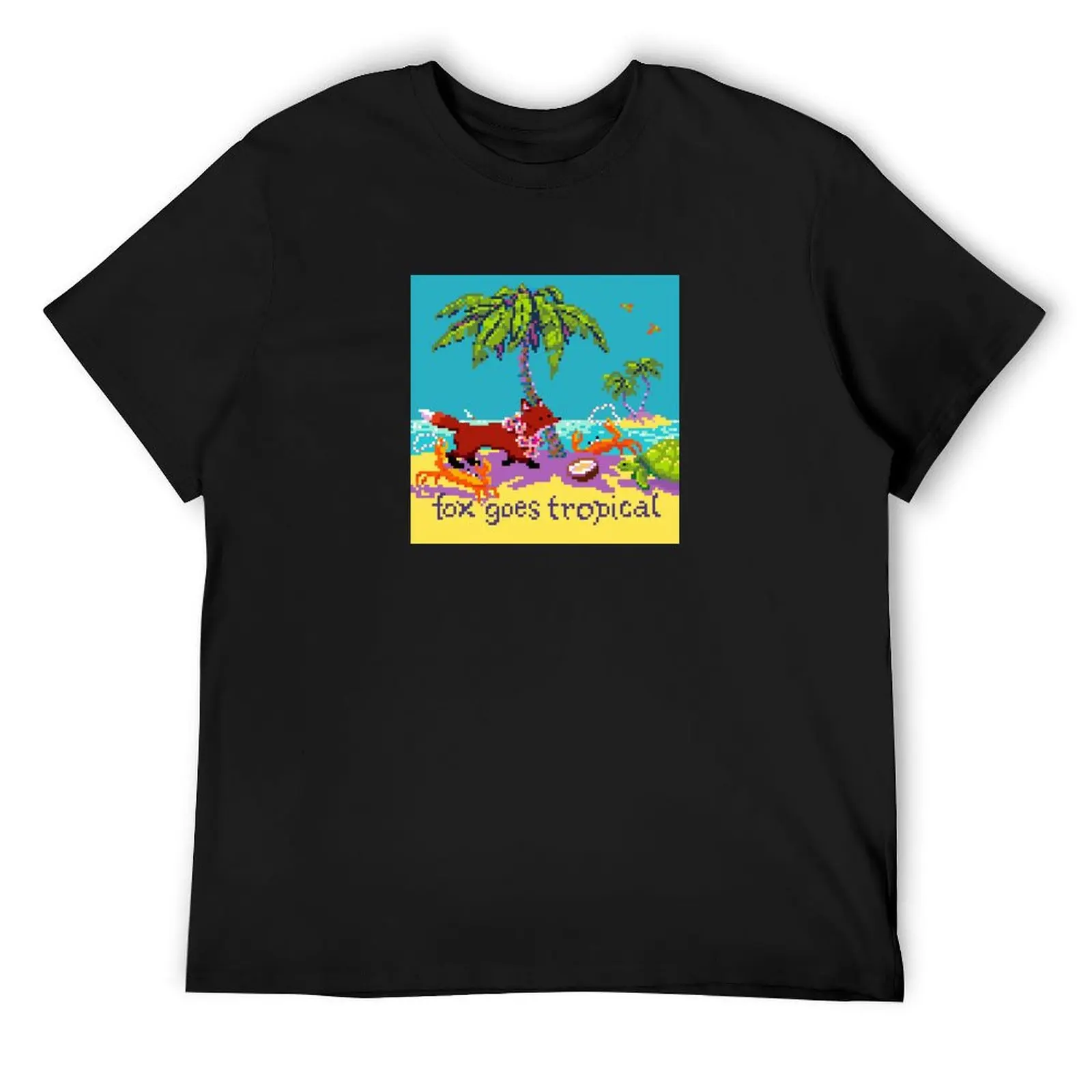 Fox Goes Tropical T-Shirt street wear funny costumes T-shirts oversize sports fans t shirts men
Fox Goes Tropical T-Shirt street wear funny costumes T-shirts oversize sports fans t shirts men