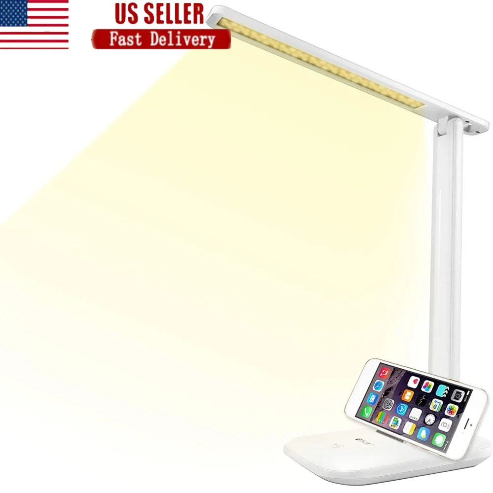 LED Desk Lamp Adjustable Brightness Eye Protection Touch Control USB Charging Portable Dimmable Reading Light 3 Lighting Modes
LED Desk Lamp Adjustable Brightness Eye Protection Touch Control USB Charging Portable Dimmable Reading Light 3 Lighting Modes