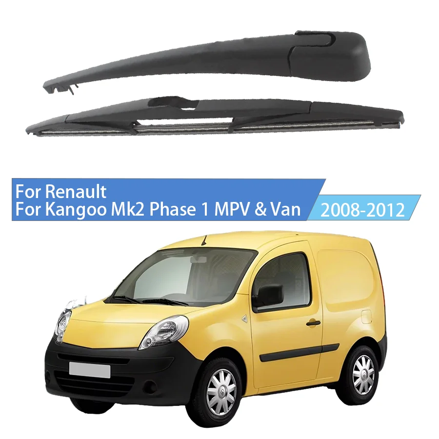 Rear Windscreen Wiper Arm Blade 14inch For Renault Kangoo Mk2 Phase 1 MPV & Van 2006-2008-2012
Rear Windscreen Wiper Arm Blade 14inch For Renault Kangoo Mk2 Phase 1 MPV & Van 2006-2008-2012