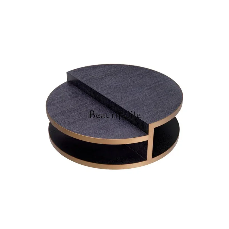 NEWItalian light luxury round coffee table living room home personalized multi-layer art table
NEWItalian light luxury round coffee table living room home personalized multi-layer art table