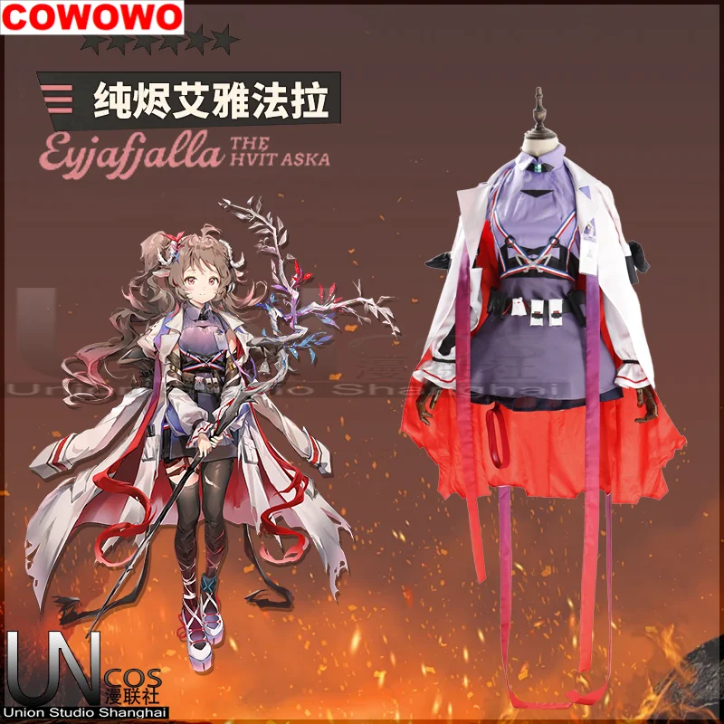 COWOWO Arknights Eyjafjalla The Hvit Aska Косплей Костюм Cos Game Аниме Вечеринка Униформа Хэллоуин Играть Ролевая Одежда Одежда
COWOWO Arknights Eyjafjalla The Hvit Aska Косплей Костюм Cos Game Аниме Вечеринка Униформа Хэллоуин Играть Ролевая Одежда Одежда