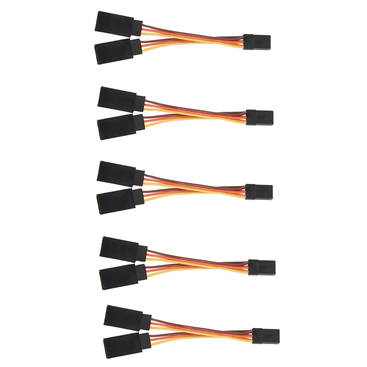 Y34A 5 Pcs JR/Futaba Style Servo 1 To 2 Y Harness Leads Splitter Cable Male To Female Extension Lead Wire for RC Models 7Cm
Y34A 5 Pcs JR/Futaba Style Servo 1 To 2 Y Harness Leads Splitter Cable Male To Female Extension Lead Wire for RC Models 7Cm