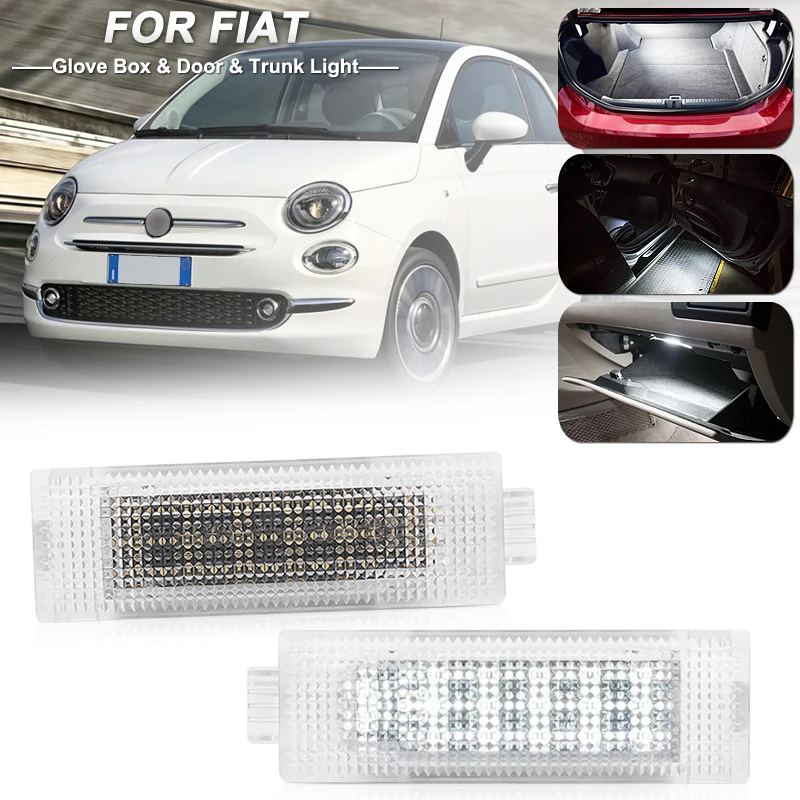 For Fiat 500 500X 500L Panda Bravo Croma Idea Linea Punto Lancia Ypsilon Lybra Musa Delta LED Door Luggage Trunk Glove Box Light
For Fiat 500 500X 500L Panda Bravo Croma Idea Linea Punto Lancia Ypsilon Lybra Musa Delta LED Door Luggage Trunk Glove Box Light