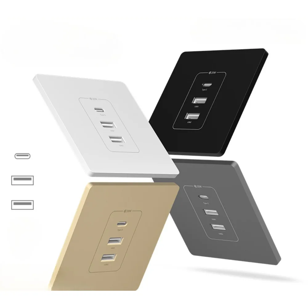 С настенной розеткой Type-C 86, 20 Вт, панельный переключатель для быстрой зарядки с USB-разъемом для адаптера для умной зарядки мобильного телефона
С настенной розеткой Type-C 86, 20 Вт, панельный переключатель для быстрой зарядки с USB-разъемом для адаптера для умной зарядки мобильного телефона