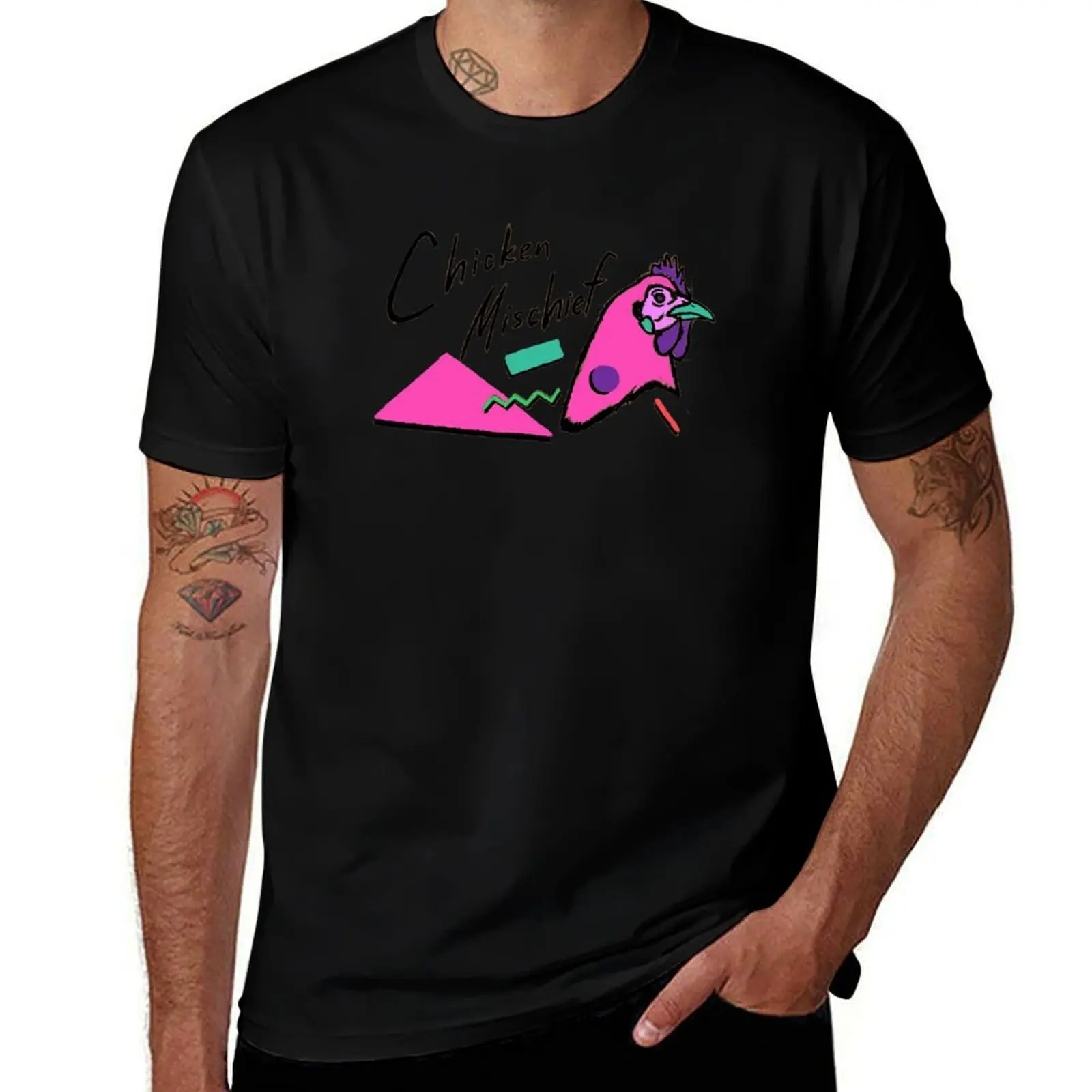 Chicken Mischief T-Shirt vintage clothes shirts graphic graphic t shirt vintage boys animal print oversized t shirts for men
Chicken Mischief T-Shirt vintage clothes shirts graphic graphic t shirt vintage boys animal print oversized t shirts for men