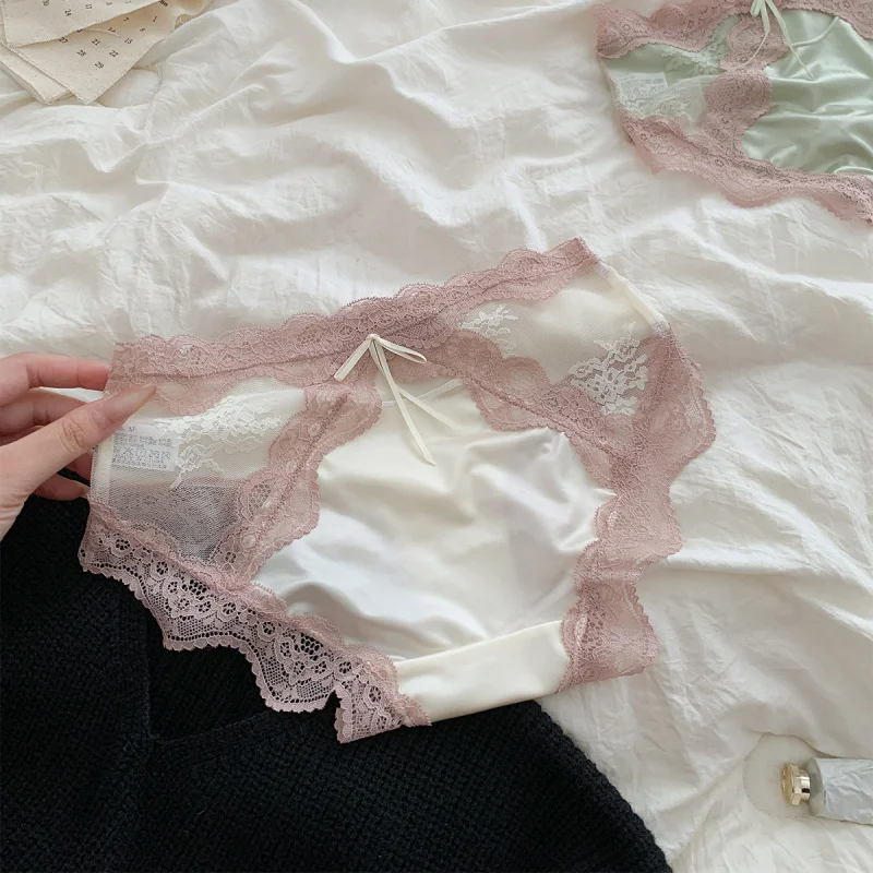 Women'S Summer Thin Lace Panties For Girls, Breathable Low Waisted Triangle Pants
Women'S Summer Thin Lace Panties For Girls, Breathable Low Waisted Triangle Pants