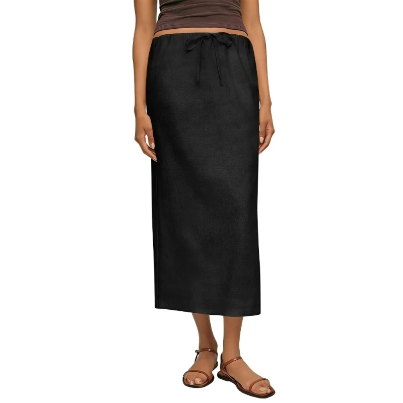 652F Linen Skirts for Women Ankle Length Linen Skirt with Slit Flared A Line Skirt with Pockets Resort Wear
652F Linen Skirts for Women Ankle Length Linen Skirt with Slit Flared A Line Skirt with Pockets Resort Wear