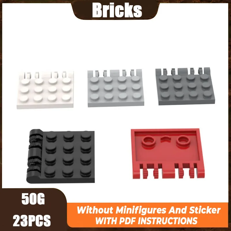 50 г MOC Parts 44570 Шарнирная пластина 3 x 4, блокирующий двойной 2 пальца, совместимые кирпичи, сделай сам, строительные блоки, частицы, детская игрушка для мозга, подарок
50 г MOC Parts 44570 Шарнирная пластина 3 x 4, блокирующий двойной 2 пальца, совместимые кирпичи, сделай сам, строительные блоки, частицы, детская игрушка для мозга, подарок