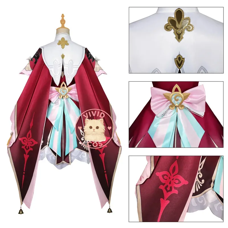 Hot Game Honkai: Star Rail Cosplay Costume Role Play New Anime Cute Dress with Hat for Women Girls X;2,F;5.N
Hot Game Honkai: Star Rail Cosplay Costume Role Play New Anime Cute Dress with Hat for Women Girls X;2,F;5.N
