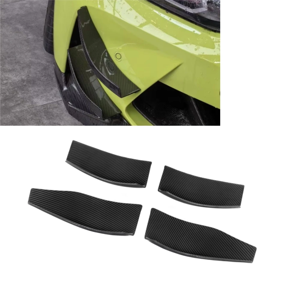 Dry Carbon Fiber GT4 Style Canards for M3 G80 M4 G82 G83 2-Door 2021-IN Front Bumper Canards Splitters Protective Upgrade 
Dry Carbon Fiber GT4 Style Canards for M3 G80 M4 G82 G83 2-Door 2021-IN Front Bumper Canards Splitters Protective Upgrade