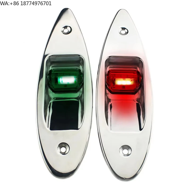 Оригинальные морские навигационные фонари из нержавеющей стали, светодиодные боковые навигационные фонари для лодок, навигационные фонари в форме капли для носовой части судна
Оригинальные морские навигационные фонари из нержавеющей стали, светодиодные боковые навигационные фонари для лодок, навигационные фонари в форме капли для носовой части судна