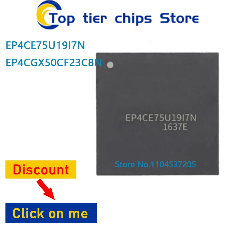 1PCS/LOT EP4CE75U19I7N EP4CE75U19I7 EP4CGX50CF23C8N EP4CGX50CF23C8 BGA484 BGA 100% NEW
1PCS/LOT EP4CE75U19I7N EP4CE75U19I7 EP4CGX50CF23C8N EP4CGX50CF23C8 BGA484 BGA 100% NEW