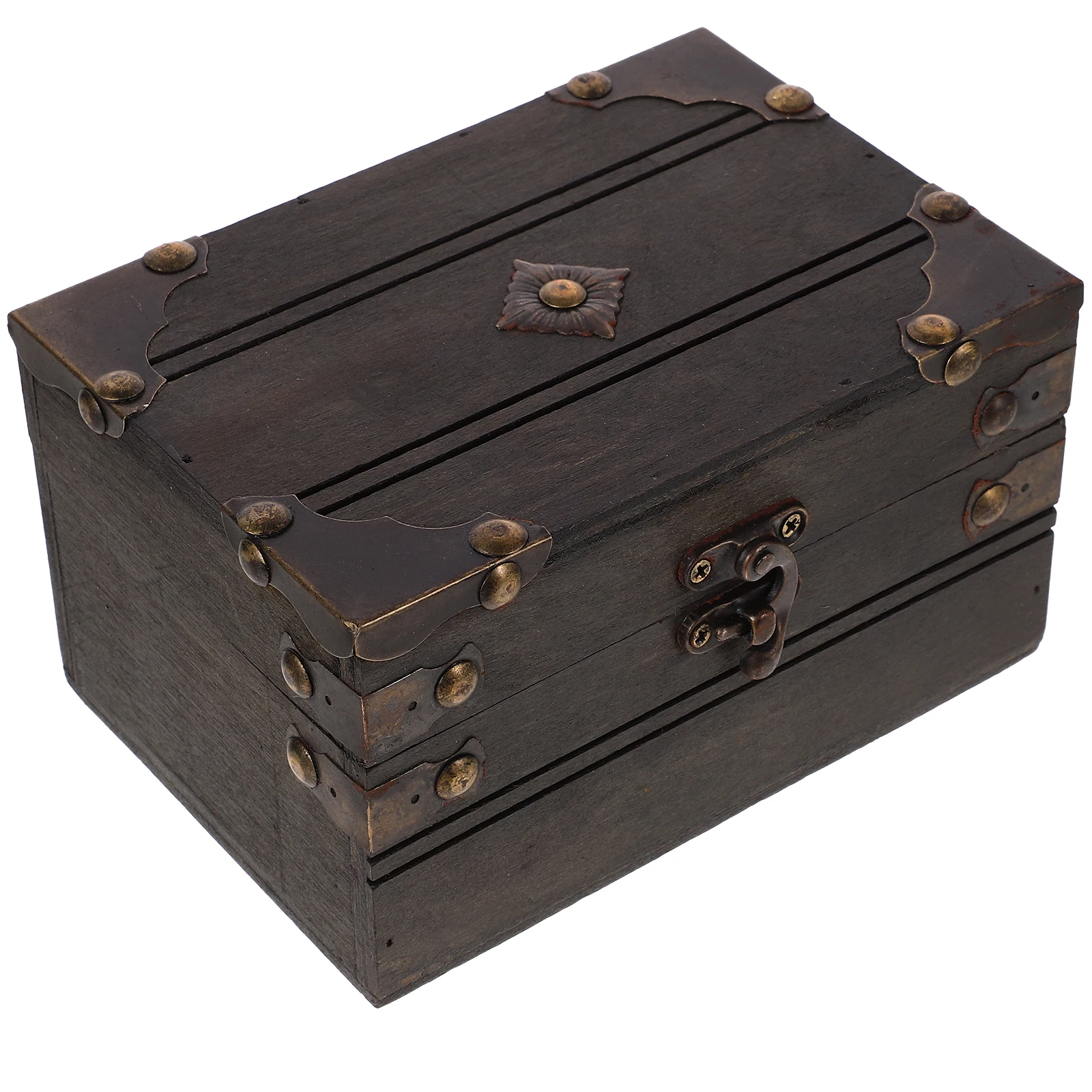 Retro Wood Treasure Case Pirate 6400B 01 A Vintage Grey Storage Box for Jewelry Toy Decor Easy to Use
Retro Wood Treasure Case Pirate 6400B 01 A Vintage Grey Storage Box for Jewelry Toy Decor Easy to Use