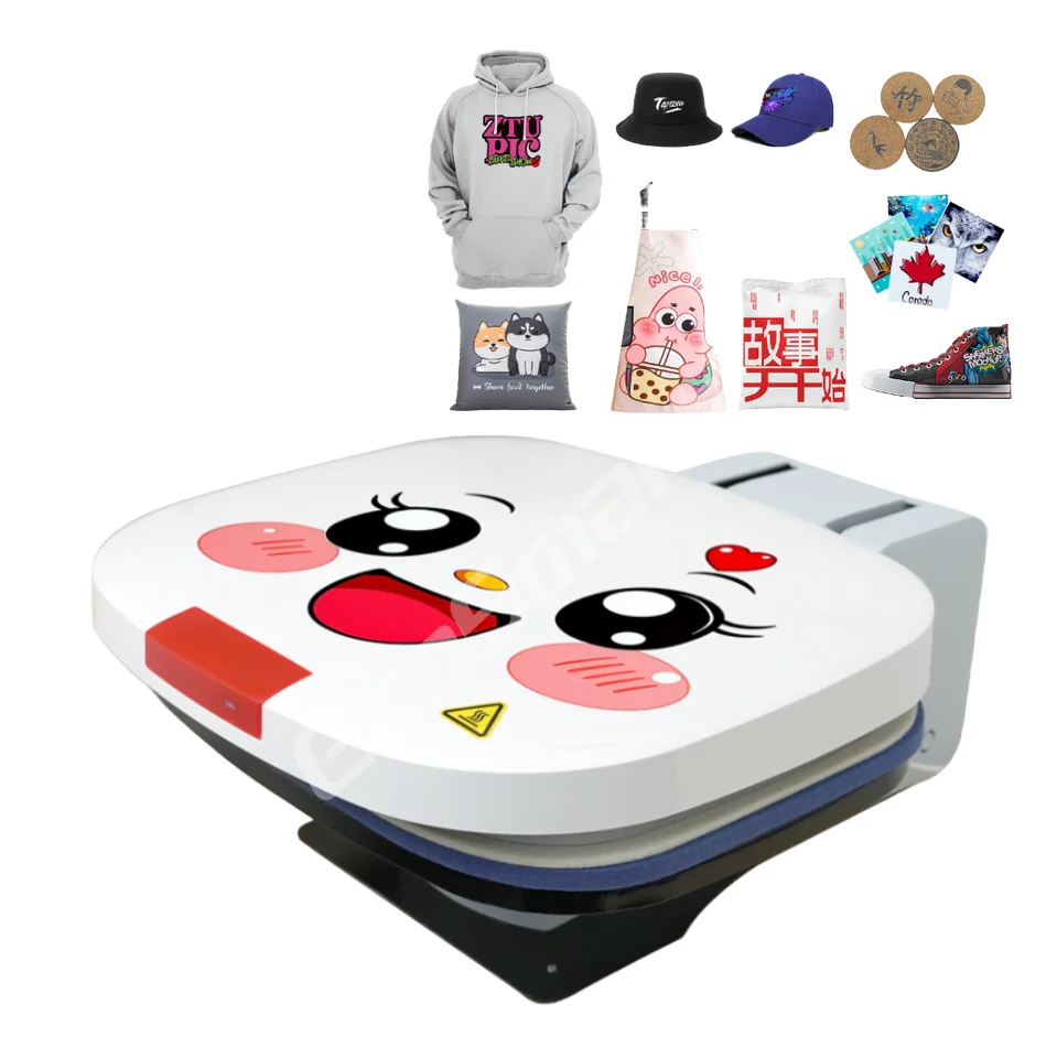 Erasmart Instock Factory Wholesale 29*38cm 38*38cm 40*60cm Heat Press Machine for T Shirt Printing
Erasmart Instock Factory Wholesale 29*38cm 38*38cm 40*60cm Heat Press Machine for T Shirt Printing