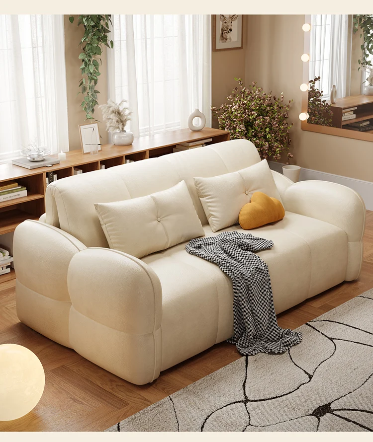 Cream wind electric sofa bed double multi-functional small apartment living room reclining folding dual-purpose fabric sofa
Cream wind electric sofa bed double multi-functional small apartment living room reclining folding dual-purpose fabric sofa