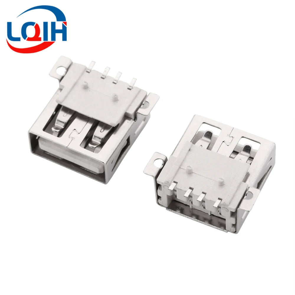 10PCS USB Connector Female Seat USB AF Female Socket 4P SMT Edgeless 180 Degree Flat Port
10PCS USB Connector Female Seat USB AF Female Socket 4P SMT Edgeless 180 Degree Flat Port