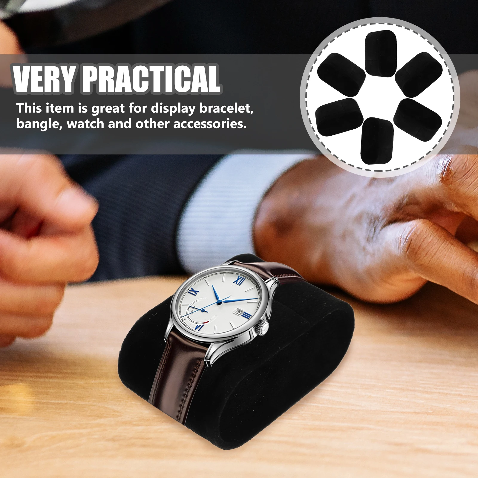 6pcs Pillow Cushion Display Bracelet Bangle Jewelry Stand Black Cushions Packaging Tool Jewelry Display Pillows Accessory
6pcs Pillow Cushion Display Bracelet Bangle Jewelry Stand Black Cushions Packaging Tool Jewelry Display Pillows Accessory