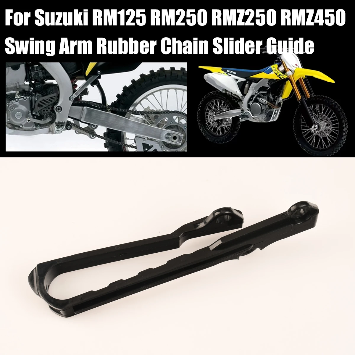 Motorcycle Swing Arm Rubber Chain Slider Guide For Suzuki RM 125 250 RM125 RM250 RM-Z250 RM-Z450 Swingarm Protect Guard Cover
Motorcycle Swing Arm Rubber Chain Slider Guide For Suzuki RM 125 250 RM125 RM250 RM-Z250 RM-Z450 Swingarm Protect Guard Cover