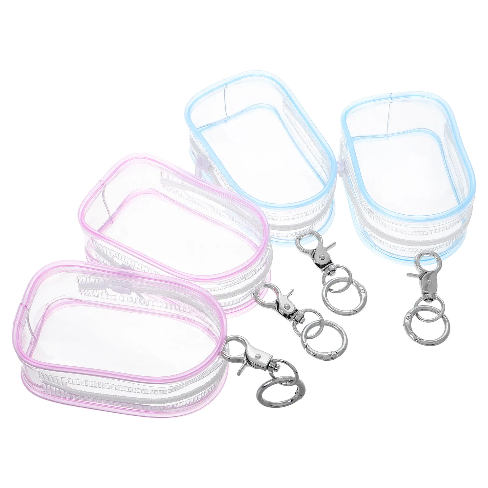 4Pcs Clear Display Bag Keychain for Mini Figures Transparent Hanging Bag High Transparency Figure Display Case Small Storage
4Pcs Clear Display Bag Keychain for Mini Figures Transparent Hanging Bag High Transparency Figure Display Case Small Storage