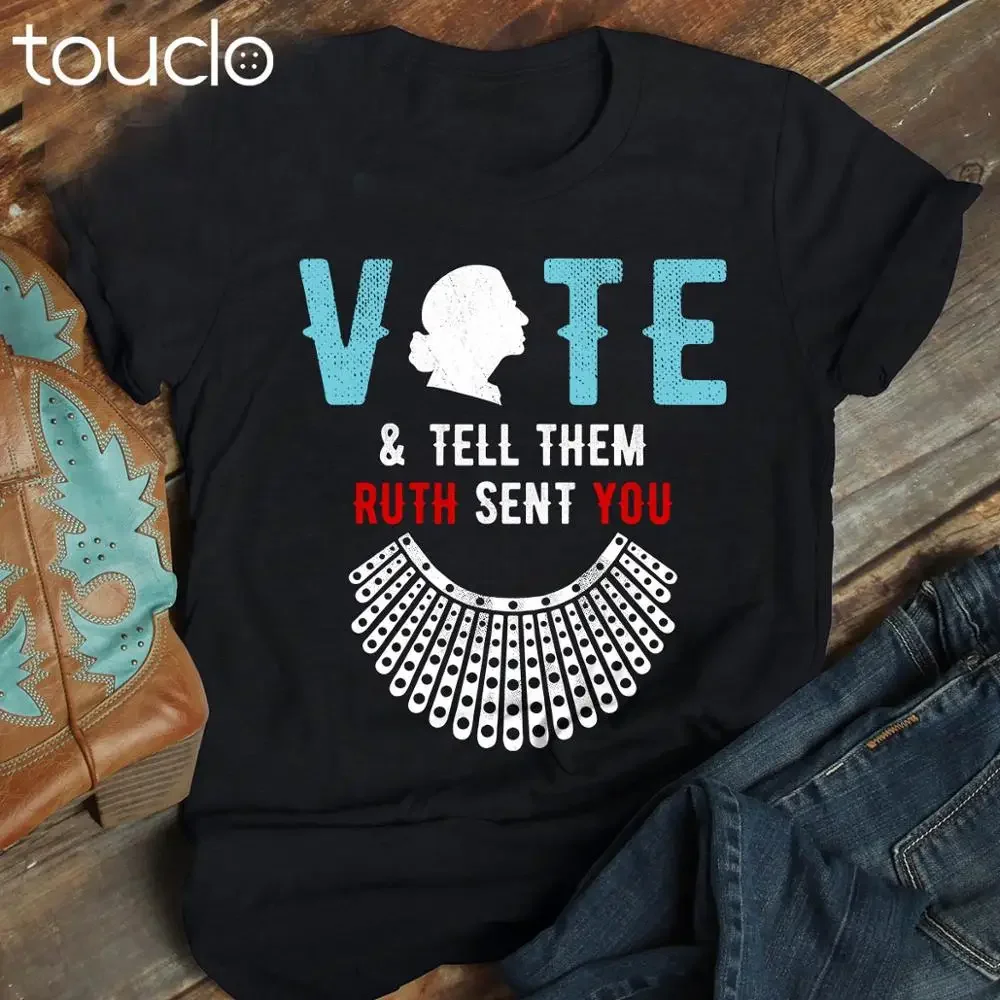 Notorious Rbg Ruth Bader Ginsburg Vote & Tell Them Ruth Sent You Gift T-Shirt unisex
Notorious Rbg Ruth Bader Ginsburg Vote & Tell Them Ruth Sent You Gift T-Shirt unisex