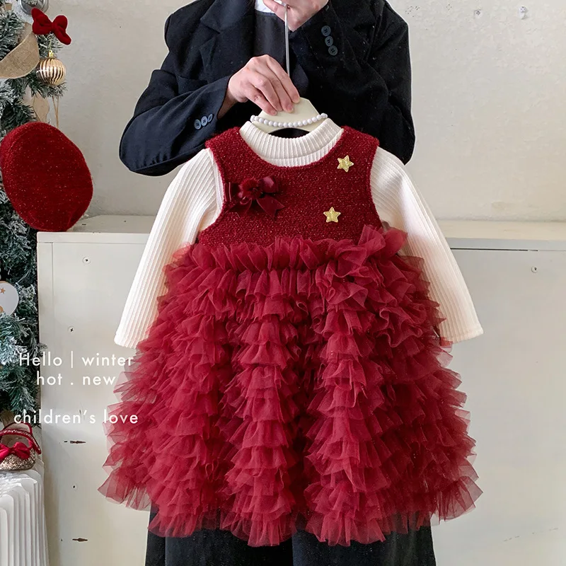 Детское платье из 3 предметов для девочек, новое зимнее шерстяное утепленное детское красное платье с тортом для маленьких девочек + однотонный свитер для маленьких девочек + шапка, наряд
Детское платье из 3 предметов для девочек, новое зимнее шерстяное утепленное детское красное платье с тортом для маленьких девочек + однотонный свитер для маленьких девочек + шапка, наряд