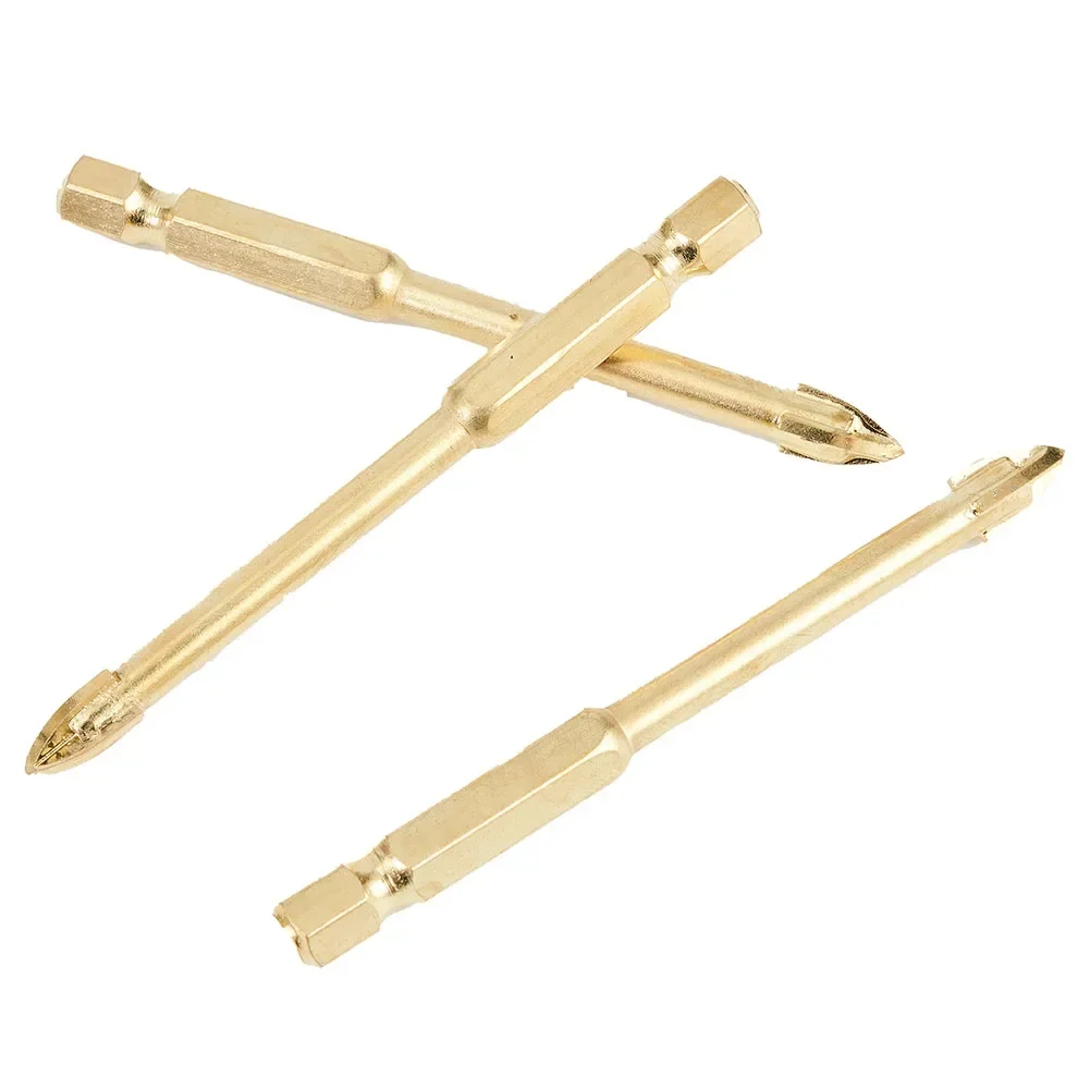 Bits Drill Bits Glass Drill Ceramic Metal Strong Toughness Tile Marble Tools 5pcs/Set With 4 Cutting Edges Fashion
Bits Drill Bits Glass Drill Ceramic Metal Strong Toughness Tile Marble Tools 5pcs/Set With 4 Cutting Edges Fashion