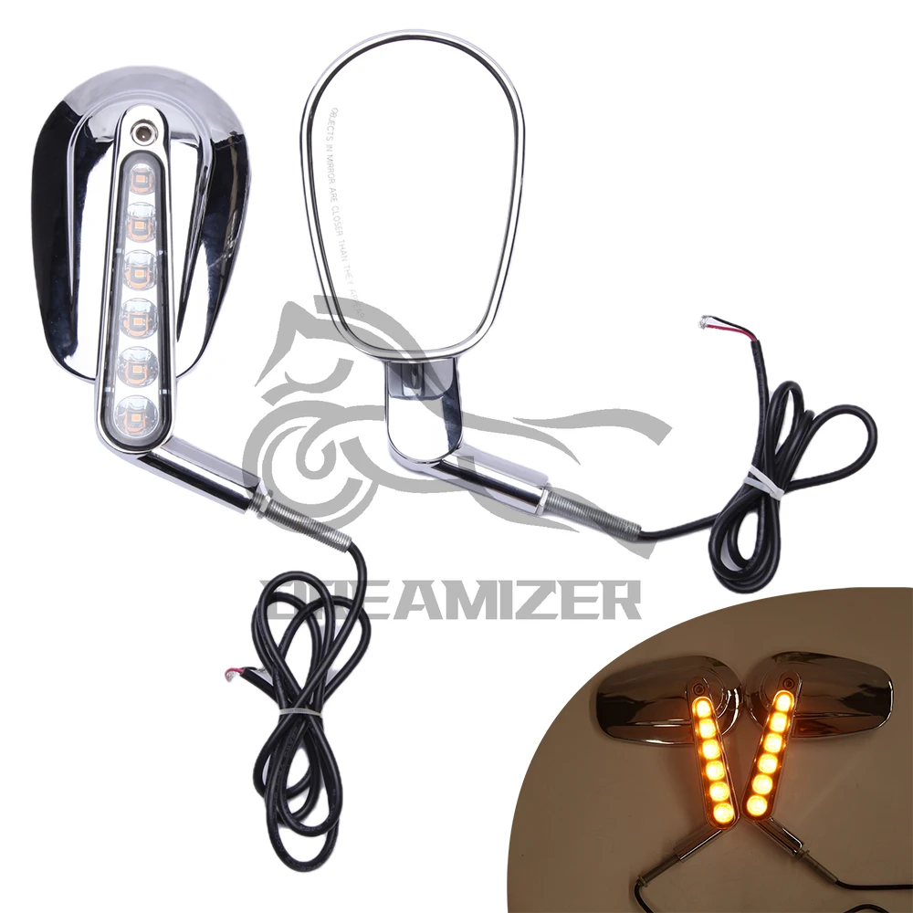 For Harley 09-17 V-ROD VRSCF Motorcycle LED Front Turn Signals Rear View Rearview Side Mirrors 2009 2010 2011 2012 2013-2017
For Harley 09-17 V-ROD VRSCF Motorcycle LED Front Turn Signals Rear View Rearview Side Mirrors 2009 2010 2011 2012 2013-2017