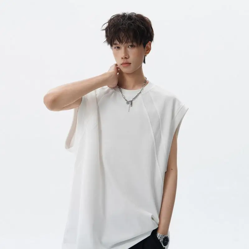 Men's Wide Shoulder Sleeveless T-Shirt Summer Loose Fit Streetwear Vest Casual Tank Top Breathable Vest Hip Hop Style Clothing
Men's Wide Shoulder Sleeveless T-Shirt Summer Loose Fit Streetwear Vest Casual Tank Top Breathable Vest Hip Hop Style Clothing