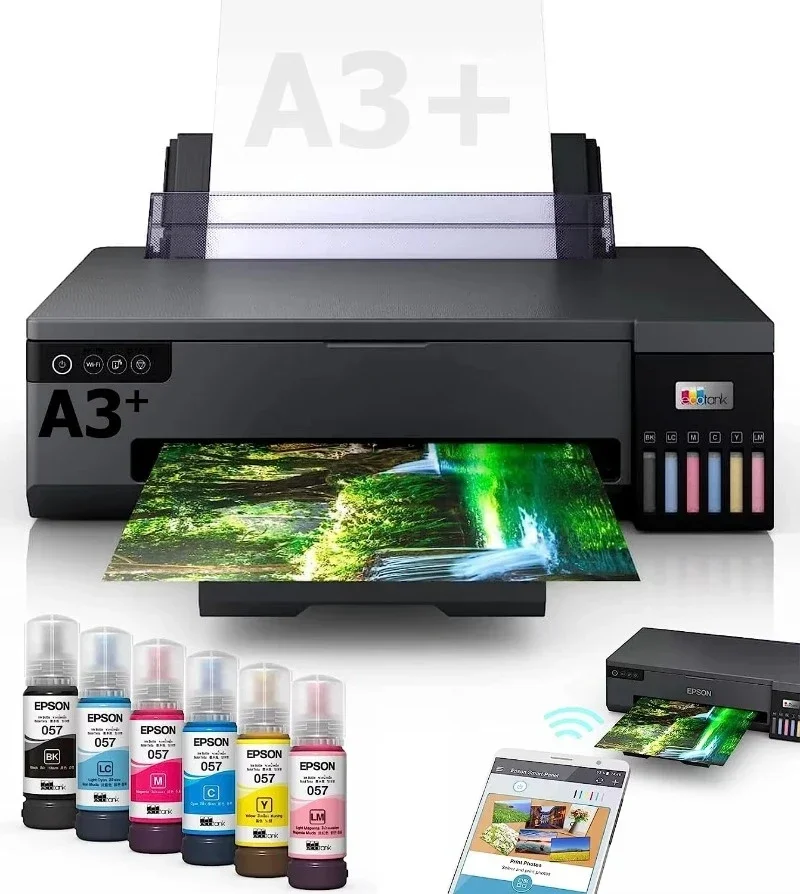 2024 Original New L18050 L18058 inkjet printer A3+ size 6 colors for sublimation ID card with wifi APP connect
2024 Original New L18050 L18058 inkjet printer A3+ size 6 colors for sublimation ID card with wifi APP connect