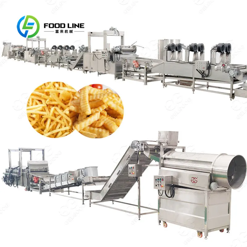 French fries making machine, frozen French fries, frozen French fries production line
French fries making machine, frozen French fries, frozen French fries production line