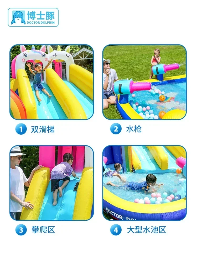 Double Slide Inflatable Castle Kids Trampoline Indoor Outdoor Amusement Jumping Bed
Double Slide Inflatable Castle Kids Trampoline Indoor Outdoor Amusement Jumping Bed