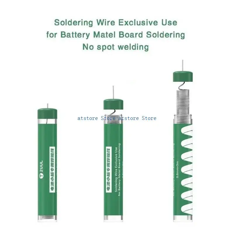 H37D Soldering Wire for Phone Battery Metal Board 0.8mmx3.0m Soldering Repair Tool Not Spots Welder Required Machine
H37D Soldering Wire for Phone Battery Metal Board 0.8mmx3.0m Soldering Repair Tool Not Spots Welder Required Machine