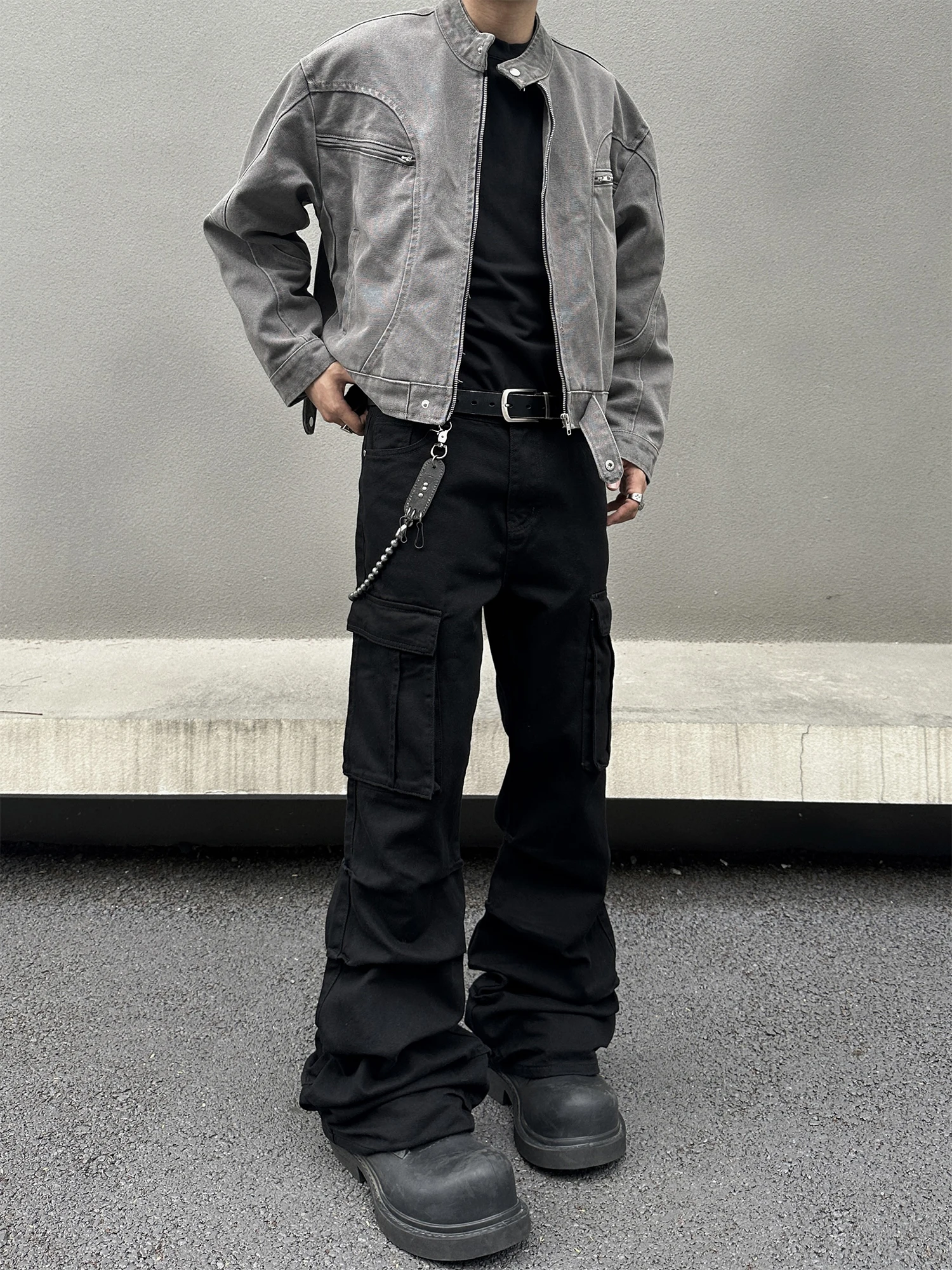 American Retro Cleanfit Faded Pocket Work Pants Straight High Street Vibe Flared Trousers for Men Youth Casual Wear
American Retro Cleanfit Faded Pocket Work Pants Straight High Street Vibe Flared Trousers for Men Youth Casual Wear