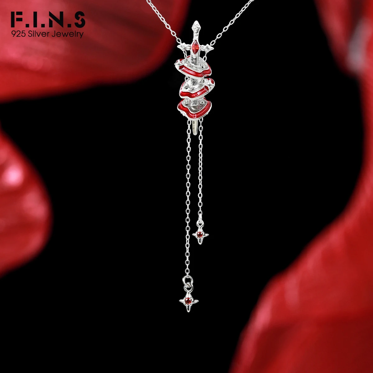 F.I.N.S Original Sword-Sliced Apple Pure S925 Sterling Silver Necklace Unique CHIC Small Stars Pendants Sweater Chain Fine Jewel
F.I.N.S Original Sword-Sliced Apple Pure S925 Sterling Silver Necklace Unique CHIC Small Stars Pendants Sweater Chain Fine Jewel