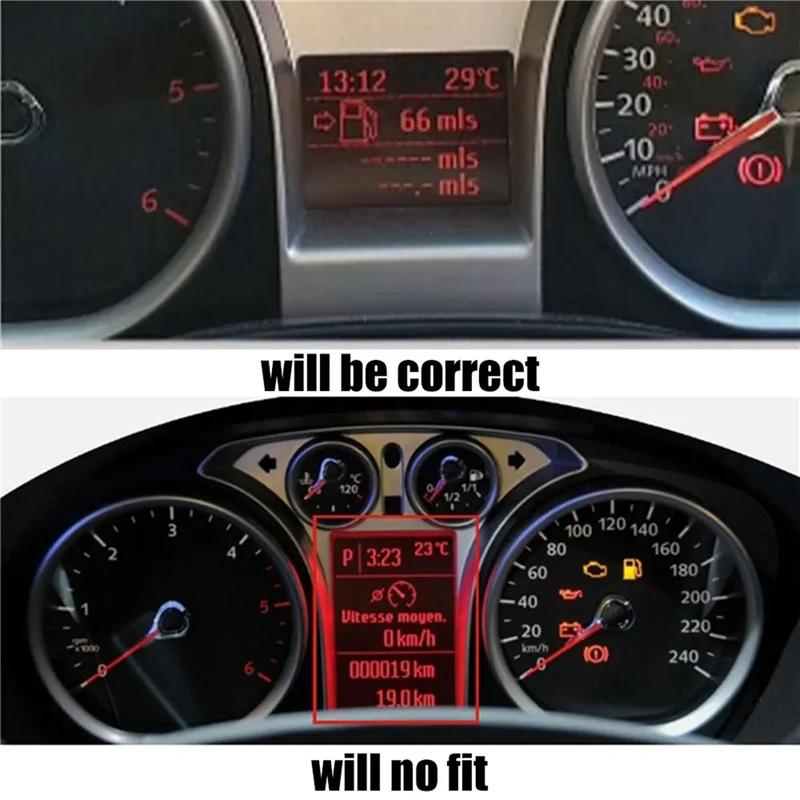 2X автомобильный ЖК-экран приборной панели для Ford Focus C-Max Galaxy Kuga
2X автомобильный ЖК-экран приборной панели для Ford Focus C-Max Galaxy Kuga