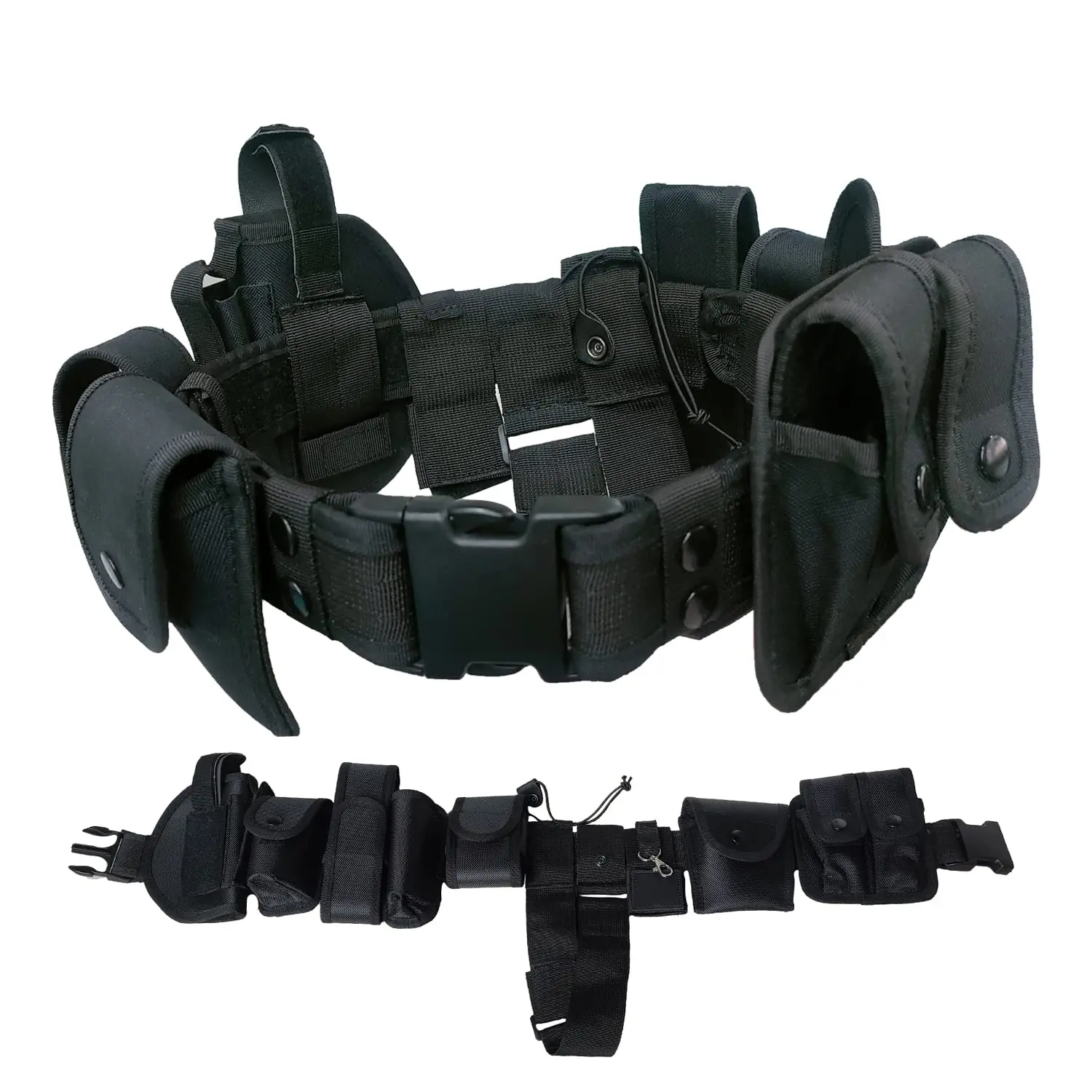 10 in 1 Outdoor Multi-function Heavy Duty Utility Men's Uniform Security Canvas Oxford Tactical Belt Set with Pockets Pouches
10 in 1 Outdoor Multi-function Heavy Duty Utility Men's Uniform Security Canvas Oxford Tactical Belt Set with Pockets Pouches