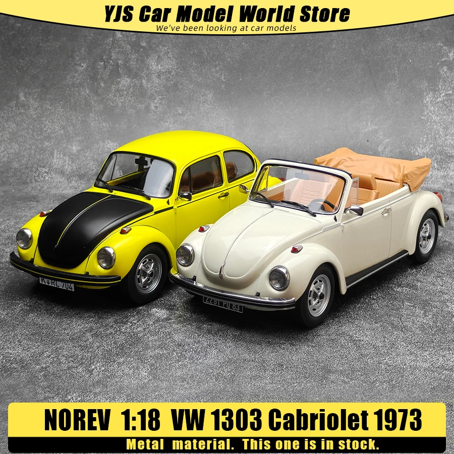 NOREV Diecast model 1:18 VW Beetle 1303 1973 model Car model decoration Holiday gift collection
NOREV Diecast model 1:18 VW Beetle 1303 1973 model Car model decoration Holiday gift collection