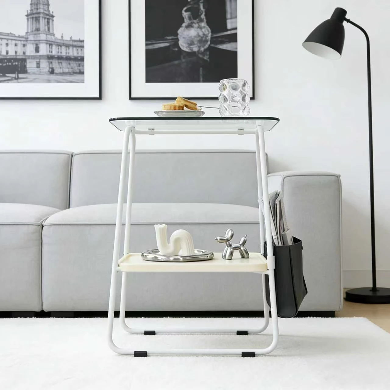 # Nordic Minimalist Metal Glass Coffee Table With Storage For Small Apartments Living Room Bedroom Home Furniture
# Nordic Minimalist Metal Glass Coffee Table With Storage For Small Apartments Living Room Bedroom Home Furniture