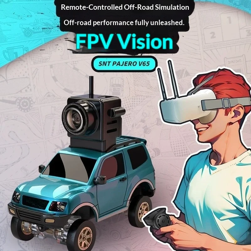 Радиоуправляемая внедорожная машина SNICLO SNT PAJERO V65 с FPV-камерой, масштаб 1:64, 4WD, беспроводное управление, игрушка для мальчиков, подарок на день рождения
Радиоуправляемая внедорожная машина SNICLO SNT PAJERO V65 с FPV-камерой, масштаб 1:64, 4WD, беспроводное управление, игрушка для мальчиков, подарок на день рождения