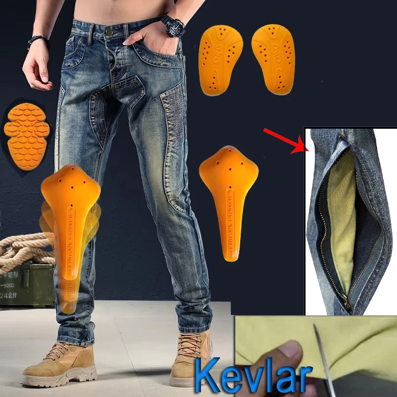 WOLFRIDER Motorcycle Jeans knee Aramid Protective Gear Riding Touring Men Motocross Pants Moto Pants WOLFRIDER 036
WOLFRIDER Motorcycle Jeans knee Aramid Protective Gear Riding Touring Men Motocross Pants Moto Pants WOLFRIDER 036