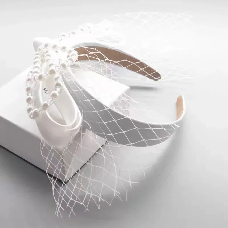 Bridal Headbands Wedding Hair Accessories Vintage Pearl Fascinator Hat For Women Mesh Face Veils Cocktail Party Prom Headdress
Bridal Headbands Wedding Hair Accessories Vintage Pearl Fascinator Hat For Women Mesh Face Veils Cocktail Party Prom Headdress