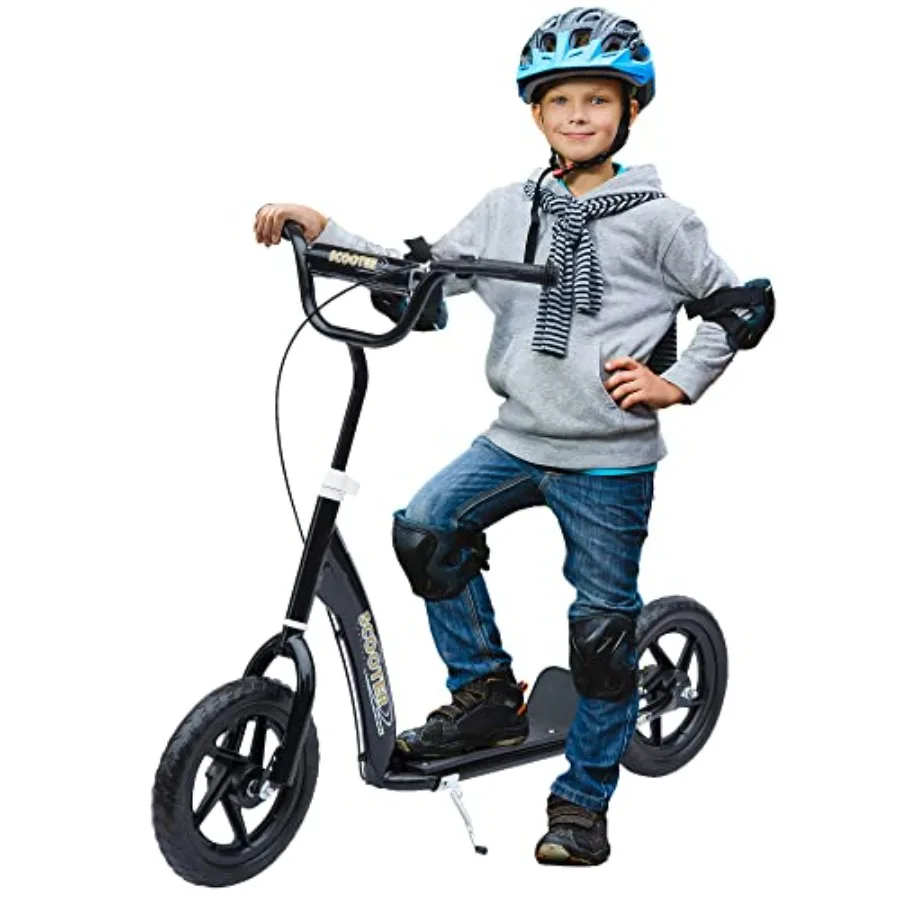 Kick Scooter 5-12 Years Old with Adjustable Handlebar 12 EVA Wheels Non-Slip Footplate Rear Brake Blue
Kick Scooter 5-12 Years Old with Adjustable Handlebar 12 EVA Wheels Non-Slip Footplate Rear Brake Blue