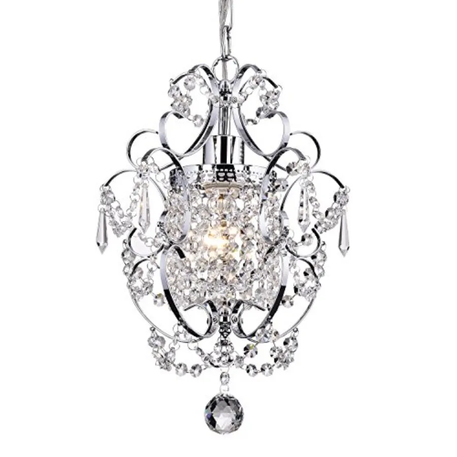 Amorette Mini Chandelier Crystal Chandeliers, 1 Light Modern Elegant Glam Ceiling Light Fixture, Adjustable Hanging Lighting fo
Amorette Mini Chandelier Crystal Chandeliers, 1 Light Modern Elegant Glam Ceiling Light Fixture, Adjustable Hanging Lighting fo